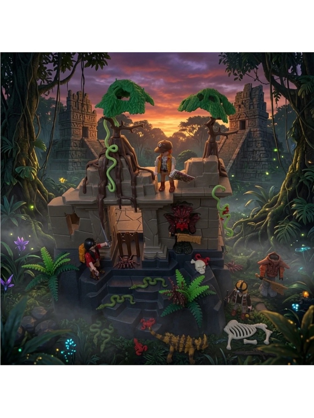 Playmobil Jungle Ruins Adventure Playset - Green